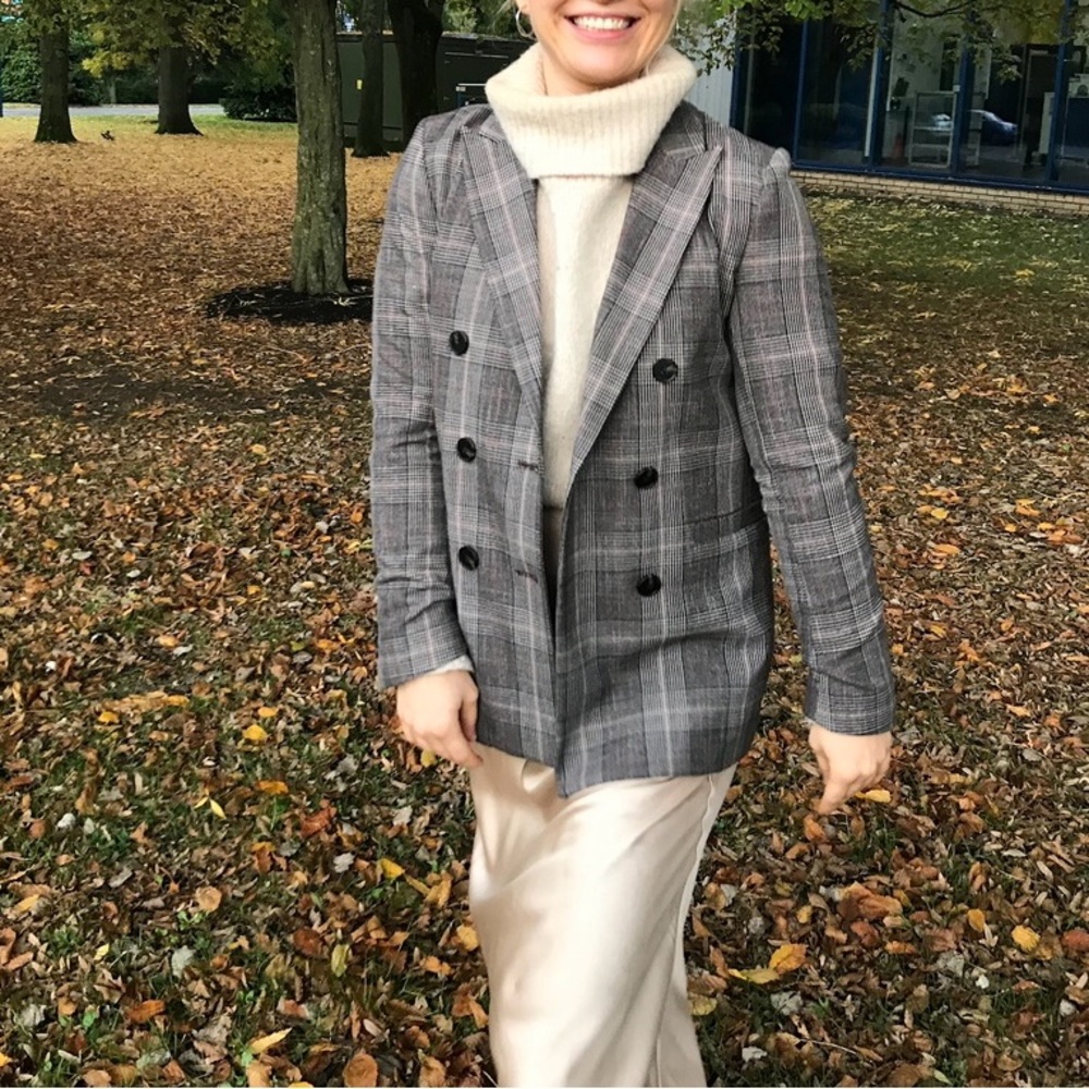 Plaid Blazer